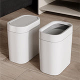 BXFIRS Intelligent Garbage Bin Made of ABS Material for Household Kitchen Bathroom Living Room Trash Cans(29.5 * 28.3 * 18cm)