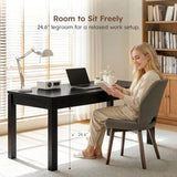 BERRY NEST Dining Table, 70" Rectangular Kitchen Table for 4–6 People