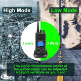 SAMCOM Programmable UHF Two Way Radios Long Range for Adults School,9 Packs