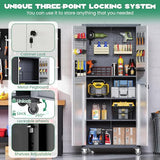 10-Piece Heavy Duty Steel Garage Cabinet System