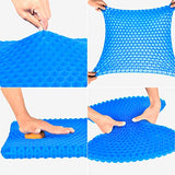 Gel Seat Cushion, Cooling seat Cushion (Super Large & Thick), Breathable Honeycomb Design Absorbs Pressure Points Seat Cushion
