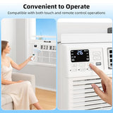 Antarctic Star 6,000 BTU Window Air Conditioner, Window AC Unit, Cools Rooms up to 250 Sq.Ft., 6 in 1 Modes Air Conditioner Window Unit with Remote Control, Easy to Install, Energy Saving, White