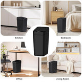 3Pack Bathroom Small Trash Can with Lid, 2.6 Gallon Touchless Automatic Garbage Can