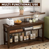 Taitiy Shoe Rack Bench with Rubberwood Flat Top and 3 Adjustable Shelves – Wooden Shoe Rack for Entryway, Hallway, Mudroom, Front Door, or Small Spaces