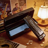 Personalized custom professional tuning harmonica - 10-hole - C key stainless steel harmonica, suitable for beginners, students, and as a gift for friends. It is a meaningful musical instrument gift.