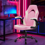Sweetcrispy Computer Video Game Desk Chair: Ergonomic Comfy Lumbar Support