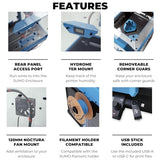 3D SOURCERER Sumo 3D Printer Enclosure Kit for the Prusa XL - Includes Plexiglass/Acrylic, Fasteners