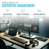 WD19S Dell Docking Station Dual Monitor - Dock Station with 180W + USB Type