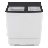 COSTWAY Portable Washing Machine, Twin Tub Lbs Capacity with Built-in Drain Pump, Lbs Washer and Lbs Spinner with Timer Control, Laundry Machine Perfect for Apartment Dorm RV (Grey+White,26 LBS)