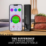 MEATER SE: 100% Wireless Smart Meat Thermometer | No Wires, No Fuss | 165ft Bluetooth Range | Dual Temp Sensors | Guided Cook System | Dishwasher Safe | Perfect for BBQ, Grill, Oven, Smoker
