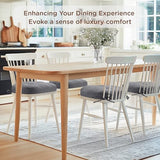 Codi 6 Pack Dining Chair Cushions, Thick Chairs Pads for Indoor Kitchen Room - Washable