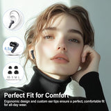 Hybrid Active Noise Canceling Wireless Earbuds, 6 Mics ENC Clear Call Ear Buds