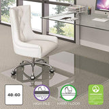deflecto Premium Glass All Day Use Chair Mat - All Floor Types, 48 X 60, Rectangular