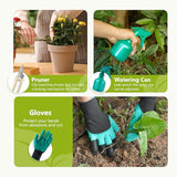 Gardening Tool Set of 8 PCS, Saraily Heavy Duty Gardening Tool Set with Durable Garden Tools Organizer Handbag