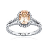 Oseew Morganite Rings for women 14k gold Gold morganite rings for women 10k gold morganite rings for women