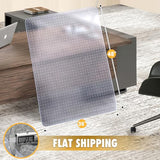 BesWin Office Chair Mat for Carpet, 36" x 48" Heavy Duty Hard Material Computer Chair Mat