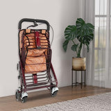 Heavy Duty Foldable Shopping Cart with All-Terrain Wheels