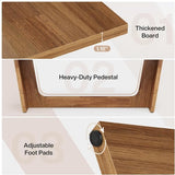 71-Inch Modern Executive Desk, Wood Office Desk, Large Aesthetic Computer Desks with Pedestal, Workstation for Home Office