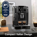 De'Longhi Magnifica Start Automatic Espresso Machine, Milk Frother, Black