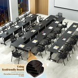 Modular Conference Table, Folding Conference Room Table with Wheels