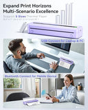 Phomemo Portable Printer, M832 Thermal Inkless Bluetooth Wireless Printer for Travel, Office, Home,Compatible with Phone & Laptop, Support 8.5''x 11'' US Letter