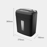 Sheet Cross Cut Paper Shredder for Home Use with Safety Lock
