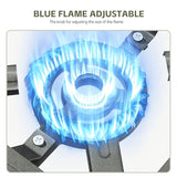 Propane Burner – 100,000 BTU High-Pressure Cast-Iron Single Stove, CSA-Approved 0-20 PSI Regulator & 4.1 ft Hose, Portable Outdoor Cooker for Camping, Turkey Fryers & Seafood Boils