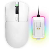 Wireless Gaming Mouse, Tri-Mode 2.4GHz/USB-C/Bluetooth Wireless Mouse with RGB Charging Dock