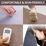 Gaming Office Chair Mat - Non-Slip Rug for Hard Floors - Bei & Brown