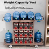 Heavy-Duty Linen Cleaning Cartwith Laundry Bag, Cleaning Service Cart with Storage Shelves for Room Service and Janitorial Use