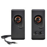 NJJOWRQ Multimedia Desktop 2.0 Small Speaker Laptop Mobile Phone Computer Stereo Outdoor Subwoofer Cable