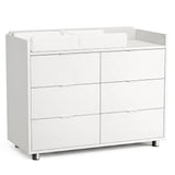 MAMAZING Keeva Pro 6-Drawer Baby Dresser with Changing Table, Easy Assembly