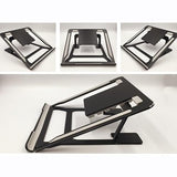 Laptop Stand Adjustable Aluminum Alloy Portable and Foldable Computer Cooling Base Desktop Stand