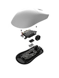 ENDGAME GEAR OP1w 4k v2 Wireless Gaming Mouse White – 30K DPI Optical Sensor, 4000Hz Polling, Hot-Swappable Switches & Claw-Grip Design