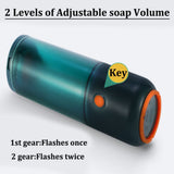 DAPERCI Automatic Soap Dispenser Touchless Hands Free Soap Pump with Infrared Sensor IPX6 Waterproof 8.5oz/250ml Kitchen Lotion Bottle