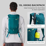 N NEVO RHINO Small Hiking & Trekking Backpack, 10L Lightweight Travel Backpack, Hiking Daypack for Women Men