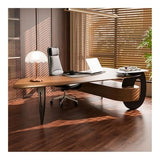 zhongxlla Standing Desk, Modern Ash Wood Executive Office Desk