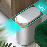 ASWRTYJO Smart Sensor Trash Can Automatic Household Bathroom