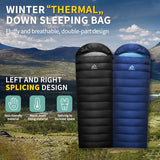 BUERTS Lightweight Sleeping Bag for Adults. 14 to -18°F.Weighs only 4.45 lb. Down Sleeping Bag for Hiking, Camping, Mountaineering, Adventure and Backpacking.