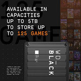 WD_Black 2TB P10 Game Drive, Portable External Hard Drive