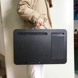 ONMYJFD Laptop Desk Stand Portable Wood Tablet Table Ergonomic Lap Desk