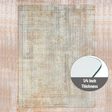Mind Reader Tempered Glass Chair Mat, Clear Floor Protector for Hard Floors or Low-Pile Carpet Only