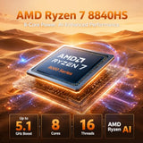 Lenovo 15 Inch Touchscreen Laptop AMD Ryzen 7 8840HS 24GB DDR5 5600MHz 1TB