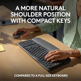 Logitech Wave Keys MK670 Combo, Wireless Ergonomic Keyboard with Signature M550 L Wireless Mouse