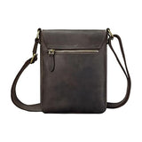 Retro Men's Bag Genuine Leather Leisure Shoulder Crazy Horse Crossbody Oxhide Minimalist