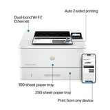 Wireless Black & White Printer, Best-for-Office (2Z601F) HP