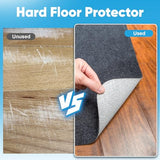 Office Chair Mat for Hardwood Floors - 55"x35" Anti-Slip Large Computer Gaming Chair Mat - Dark Grey