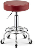 Rolling Stools with Wheels Heavy Duty Swivel Stool Chair Height Adjustable Desk Stool