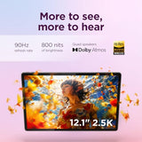 Lenovo Idea Tab Plus - Lightweight Tablet - 12.1″ 2.5K IPS Touchscreen Display