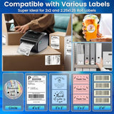 Bluetooth Shipping Label Printer 4x6, D450BT Thermal Label Printer for Shipping Packages